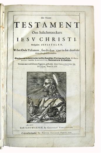 BIBLE IN DUTCH.  Het Nieuwe Testament Ons Salichmaeckers Jesu Christi.  1646